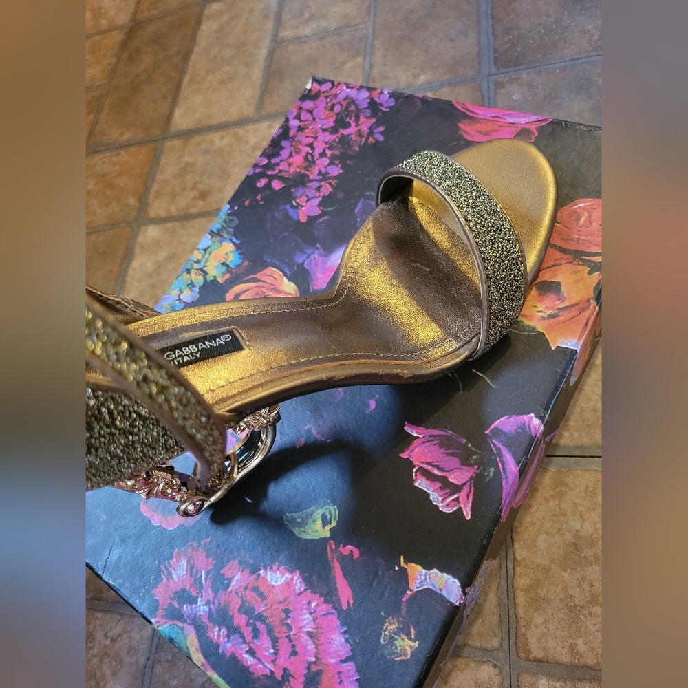 Dolce & Gabbanna Gold Women's Sandals